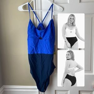 NWT Summersalt The Swan Dive - Deep Sea & Hydrangea